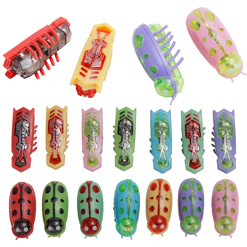 Electric Bug Cat Toy Funny Cat Escaping Obstacles Automatically Turn Over Electric Cat Pet Toy Insects Interactive Toys