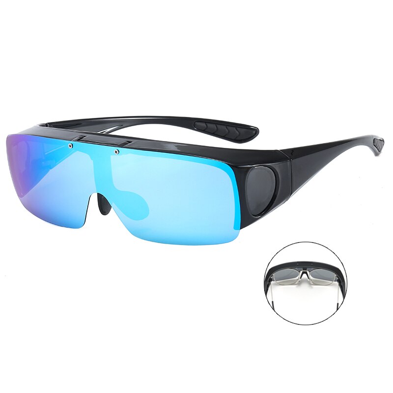 UV400 Anti-Glare Vissen Zonnebril Gepolariseerde Bijziendheid Vissen Bril Mannen Vrouwen Flip-Up Rijden Wandelen Fietsen Camping Eyewear