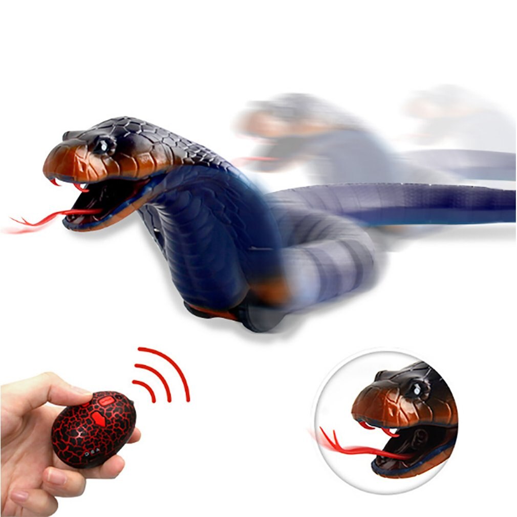 Remote Control Snake Rattlesnake Animal Trick Terrifying Mischief Toy Rechargeable Funny Joke