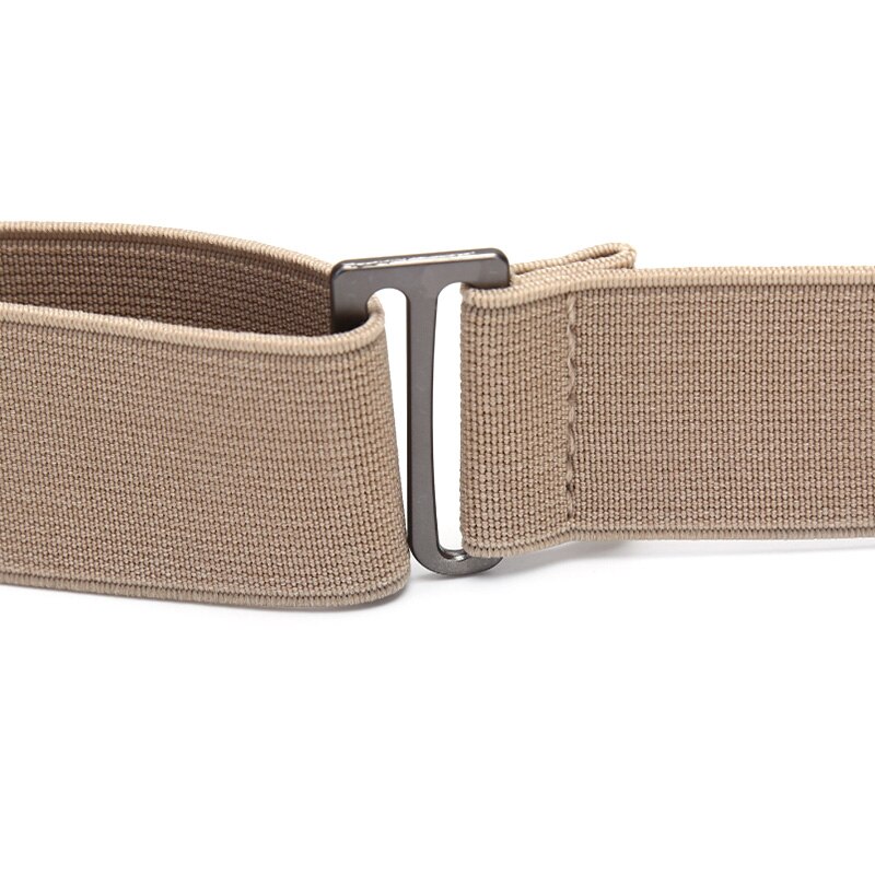 Women Invisible Belt Buckle Plastic Comfortable Elastic Belt For Women Men Adjustable No Show Web Belt For Jeans