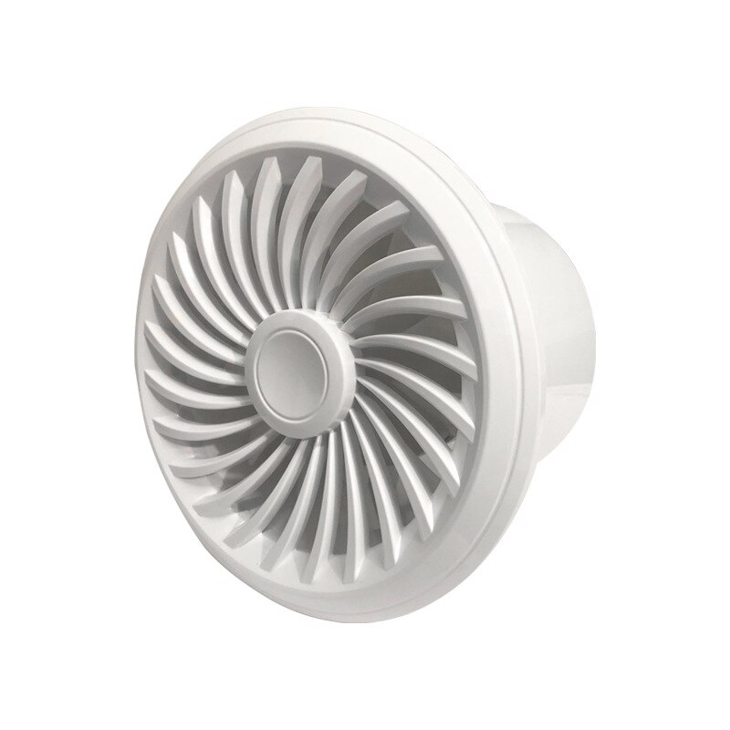 6inch Exhaust Fan Adjustable Speed Duct Fan Window Airflow Boost Kitchen Window Pipe Ventilation Extractor Air Ventilation Fan: Default Title