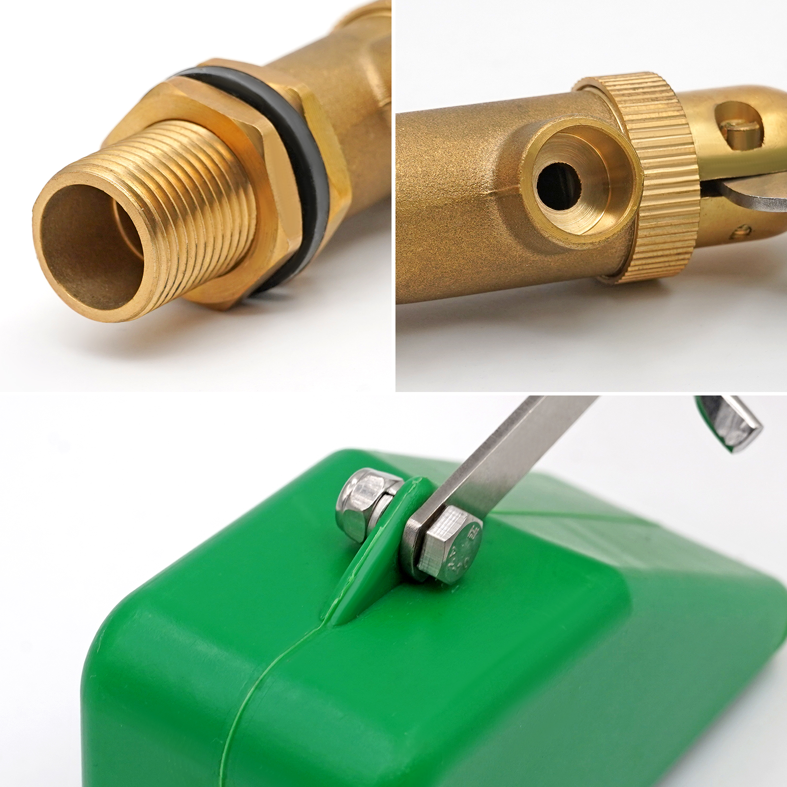 1/2 Inch Brass Water Level Control Copper Float Valve for Water Bowl Water Tank Brass Adjustable Arm Automatic Fill Float Valve