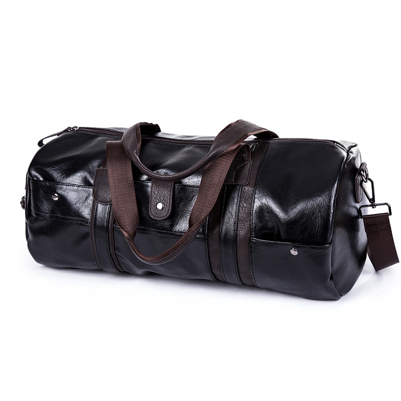 Men's Travel Bags Luggage Waterproof Suitcase Duffel Bag Big Large Capacity Bags Casual High-Capacity PU Leather Handbag