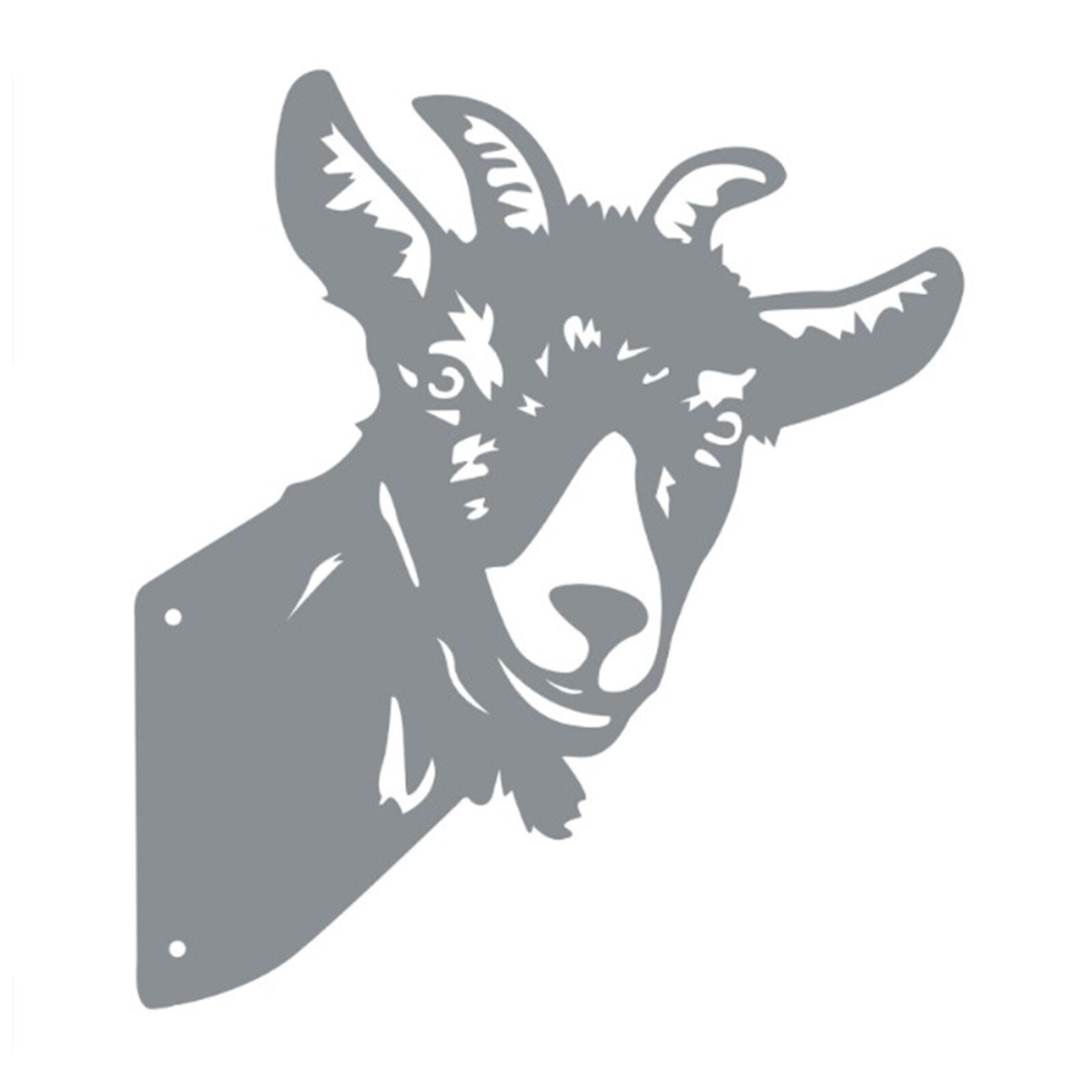 Metal Fram Animal Garden Ornament Rusty Animal Scout Stake Rust Figure Statue for Outdoor Courtyard Adornments