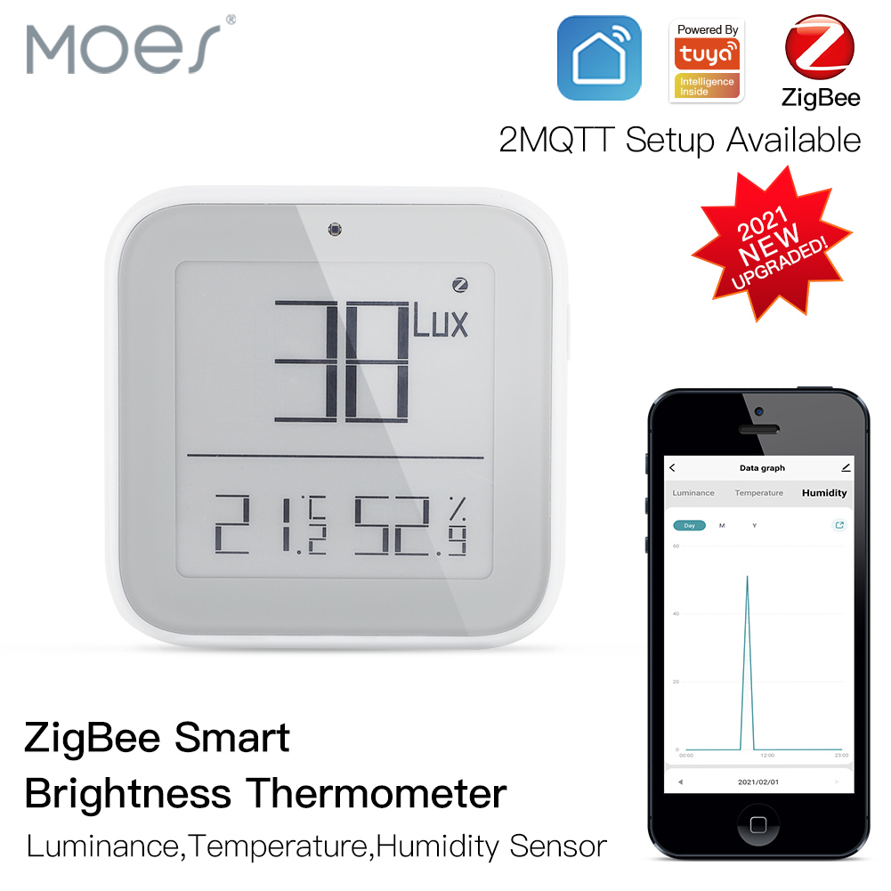 Tuya Wifi Capteur d'humidité de température Zigbee Thermomètre