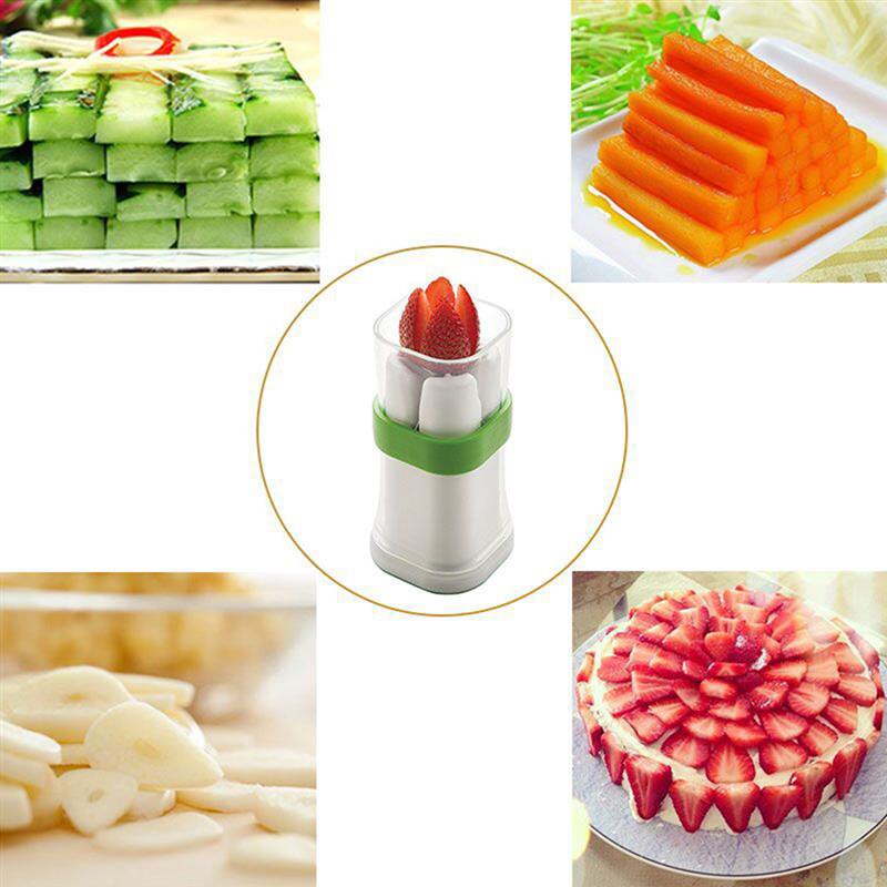 Vegetable Cutter Fruit Cucumber Carrot Divider Strawberry Slicer Splitter Kitchen Accessories Baking Tools For Cakes Decorating