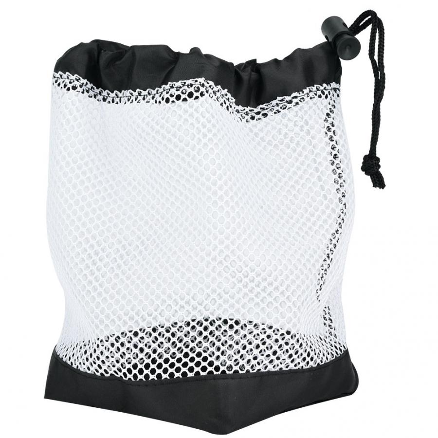 Nylon mesh snørepose 36 kugler opbevaringsnet taske tilbehør