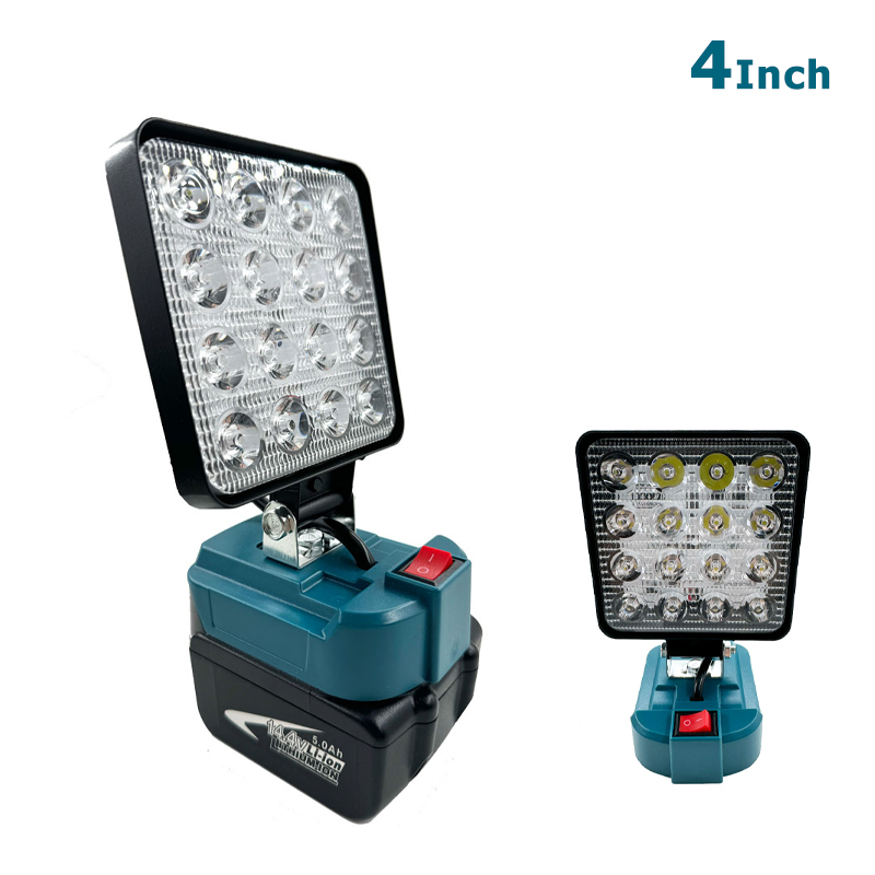 LED Werklampen Camping Lamp Zaklamp Spotlight Voor Makita 18V Lithium-ion Batterij BL1830 BL1815 Draadloze LED Lamp verlichting