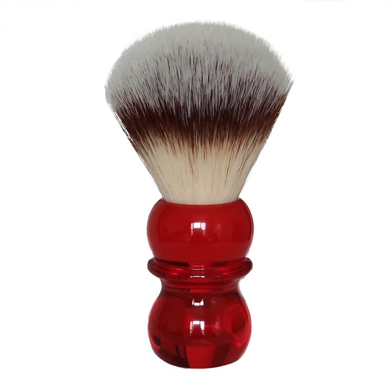 Dscosmetic regina rossa a mano T4 morbidi capelli sintetici pennello da barba