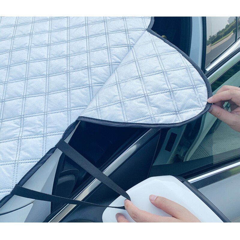 Magnetic Winter Car Snow Shield Car Windshield Snow Cover Sun Shade Waterproof Protector Anti Snow Car Front Windscreen Cover