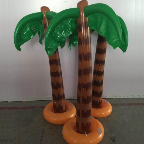 90CM Inflatable Coconut palm Tree Inflated toy Children Toys For Sandbeach Party birthday Decorations Supplies Hawaii Series