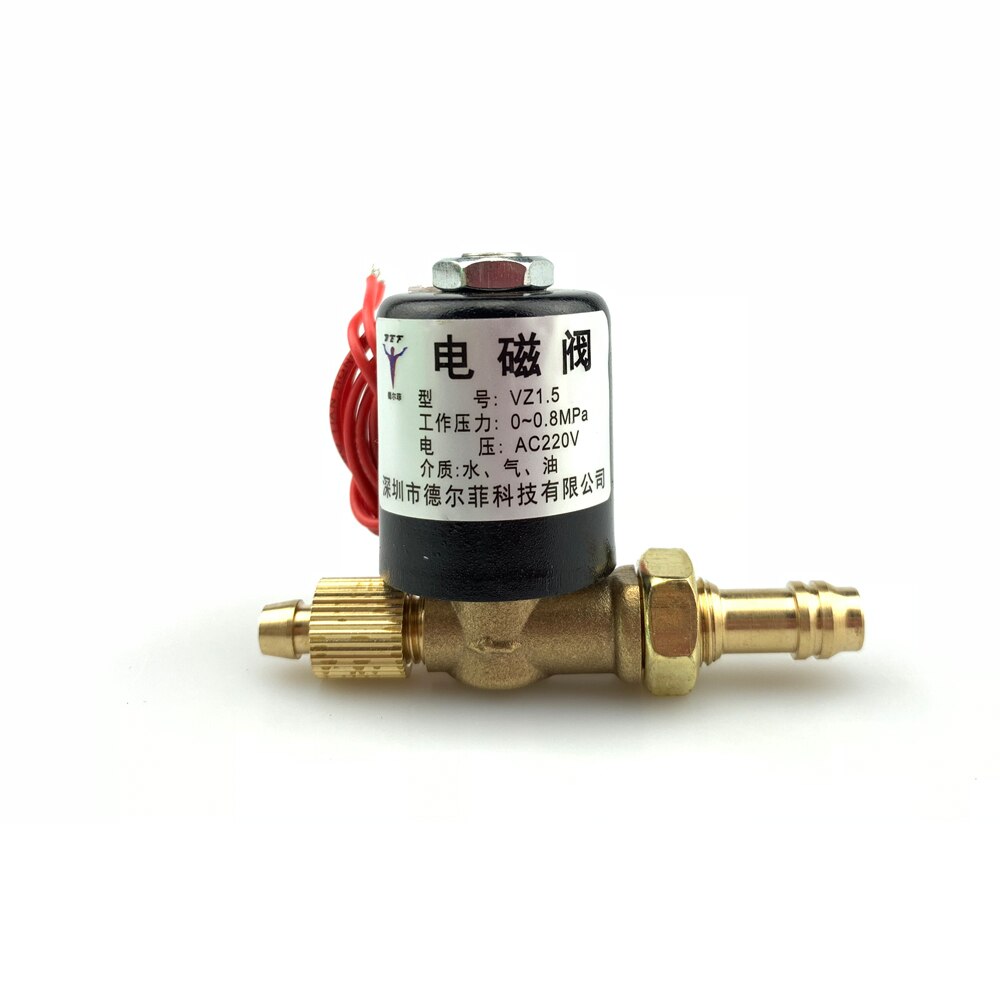 TIG Argon welding machine solenoid valve TIG Welding VZ-1.5 AC DC 24V 36V 220V 2 position 2 way solenoid valve