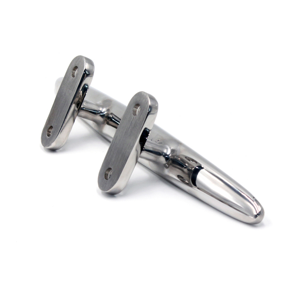 5 inch 6 inch 8 inch 10 inch 12 inch Boat Cleat 316 Stainless Steel Heavy Duty Hollow Open Base Marine Boat Deck Dock Rope Cleat