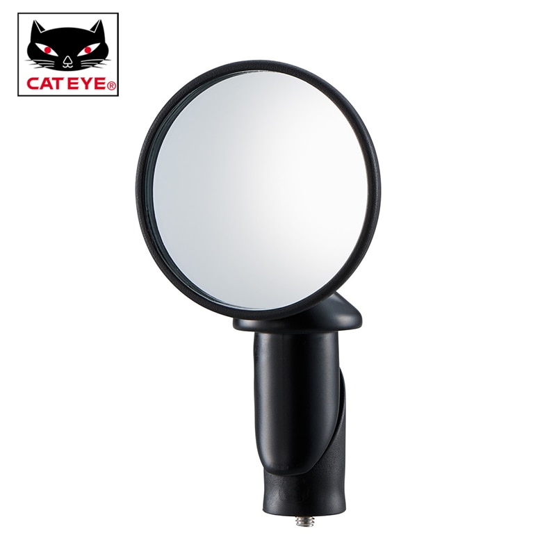 CatEye BM-45 Barend lustro wioślarz lustro uniwersalny obrót kolarstwo kierownica rowerowa lusterko wsteczne aluminium i szkło czarne