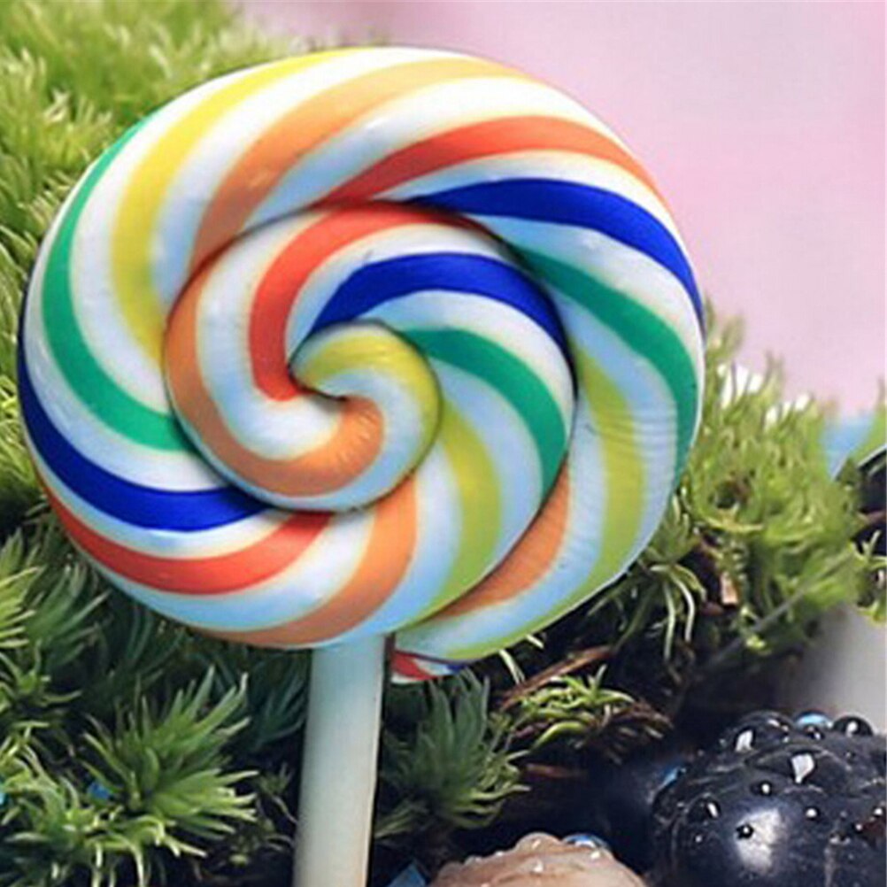 5 Stks/set Diy Craft Mooie Hars Lolly Mini Ambachten Bonsai Micro Landschap Fairy Garden Miniaturen Tuin Decoratie Ornamenten ~