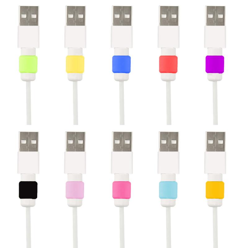 ¡Enrollador Protección de Cable cubierta de Cable para teléfonos inteligentes Cable USB Mini Cable Protector de auriculares bonito en Stock!