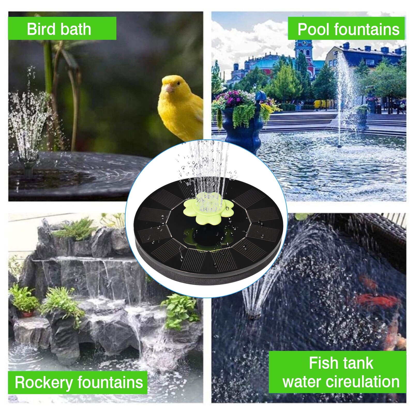 Solar Bionic Fountain Mini Solar Fountain Solar Water Fountain