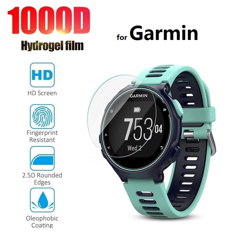 3 pièces Film Hydrogel protecteur d'écran pour Garmin Forerunner 735XT 735 225 235 245 630 645 745 945 935 (pas de verre) Film protecteur d'écran