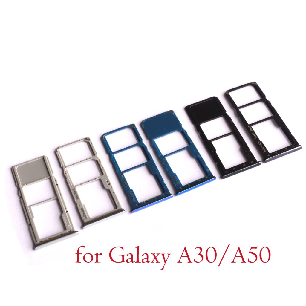 SIM Lade Houder SD Kaartlezer Adapter voor Samsung Galaxy A30 A50 6.4 "A305F FN DS A505F/ FN/DS