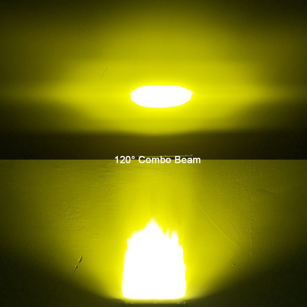 Led Verlichting Bar 4X4 Off Road Voor Atv Auto 12V 24V Offroad Truck 4WD Suv uaz Motorfiets Rijden Barra Lights Amber Mistlamp