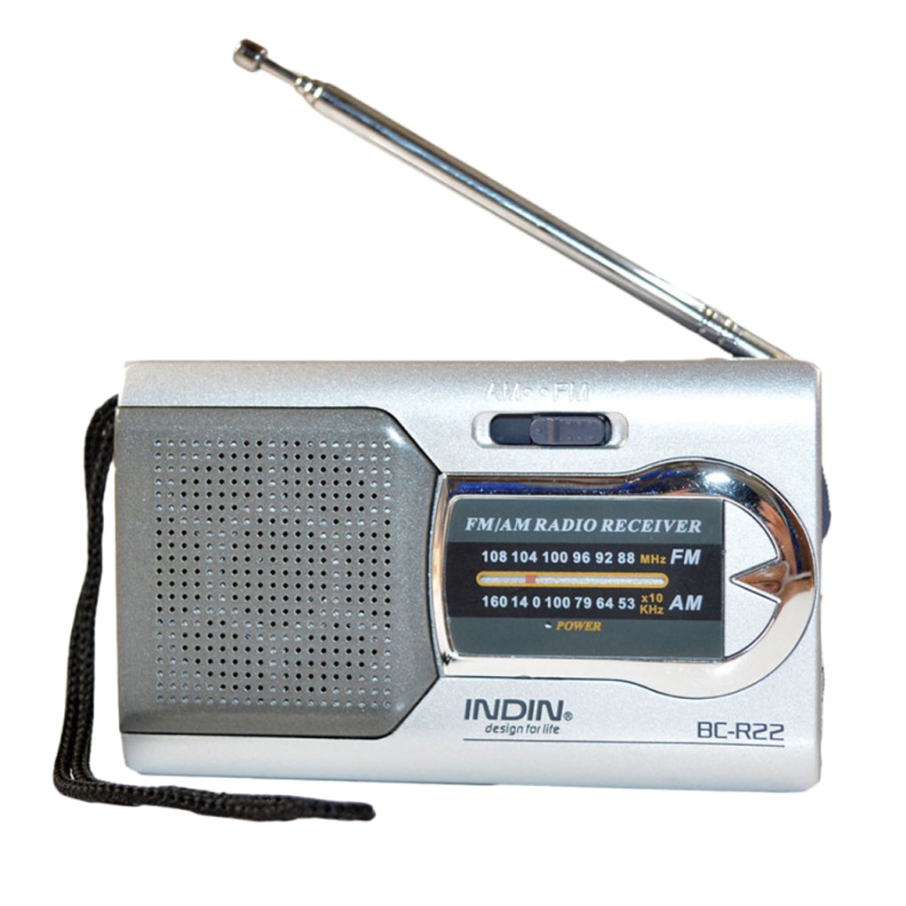 Alimentato A batteria Ourtdoor Portatile AM/FM Antenna Telescopica Radio Pocket Ricevitore Stereo AM FM radio per gli anziani