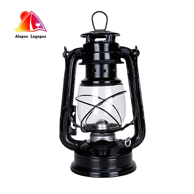Lampe Kerosene rétro classique de 25cm, 6 couleurs, 235, lanterne à intensité réglable, mèche, lumières portables, ornement