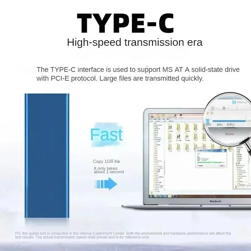 Disco rigido esterno portatile 1tb 2tb unità a stato solido mobile usb 3.0 disco rigido esterno ssd per notebook laptop mac