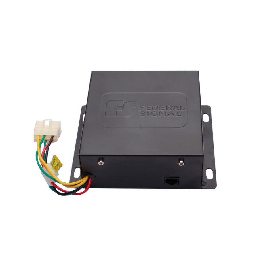 200W DC12V Electronic Police Siren AS9200E wired Amplifier with Plastic Black Speaker Car Alarm Siren Horn PA System