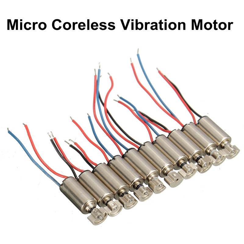 10PCS DC 1.5-3V Micro 10x4x8mm Mobiele Telefoon Coreless Trillingen Motor Vibrator voor SANYO Trillingen Motor Kit