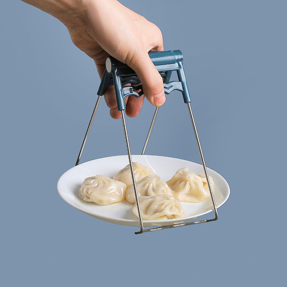 Multifunktion rustfrit stål anti gryde skål fad klemme gripper holder klip skål gripper gryde holder gripper klip køkken tænger
