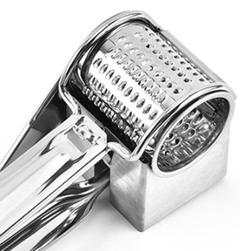 Cheese Rotary Grater Stainless Steel Barrel Drum Ginger Chocolate Multi-function Cheese Shaver