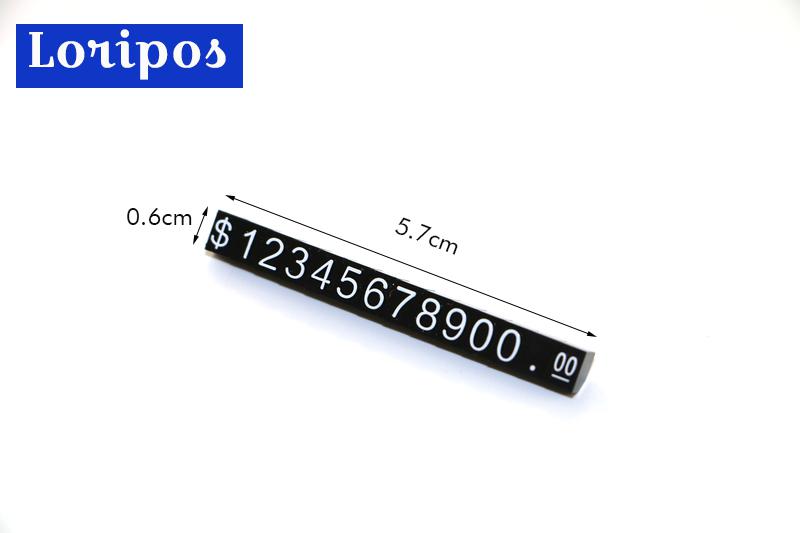 Reloj anillo joyería precio cubo visualización joyería Etiqueta de precios Euro Precio cubos número dólar GBP Kit joyería Etiqueta de precios soporte de mesa