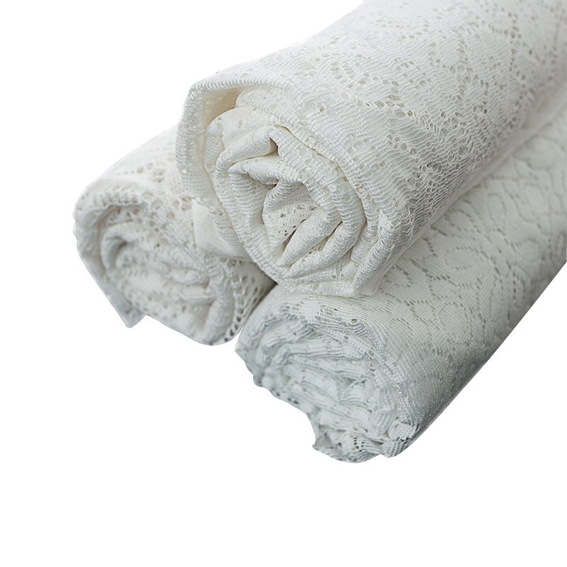 100cm * 140cm / Piece, White Embroidery Lace Cloth, Summer Dress Curtain, Wedding Dress Fabric, DIY Handmade Material