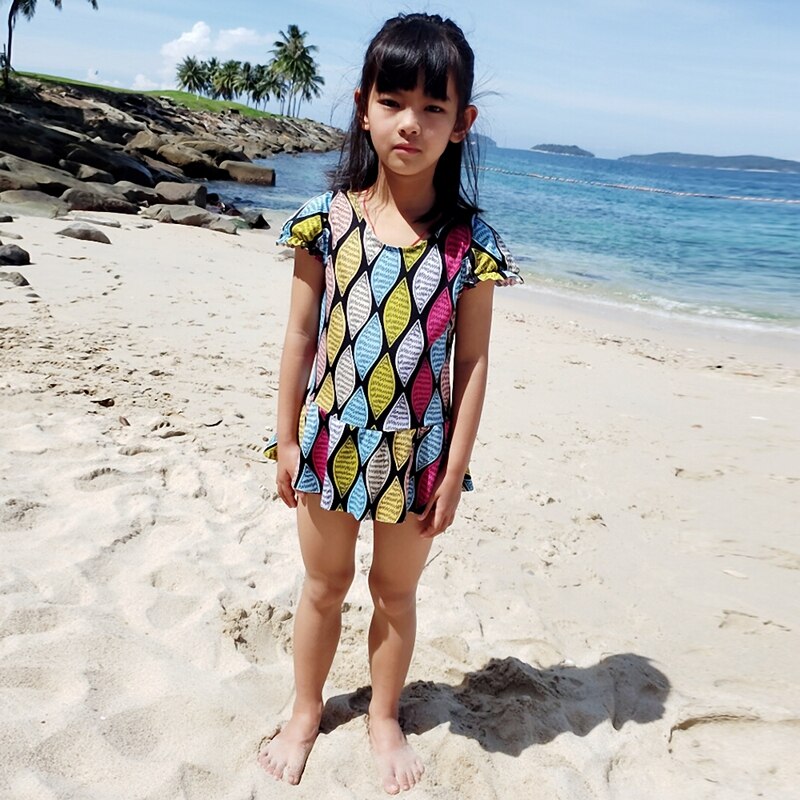 Badmode Voor Meisjes Met 8-12T Beachwear Kinderen Badpak Peuter Tiener Een Stuk Badpakken Meisjes Badpakken