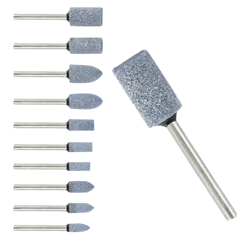 10 Stks/set Elektrische Nail Art Boor Bits Frees Polijsten Slijpen Hoofd Pedicure Accessoires Set Rotary File Tool