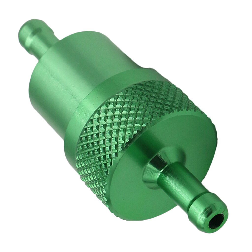 0.3in 40 Aluminum High Flow Fuel Inline Petrol Filter Car Truck Green