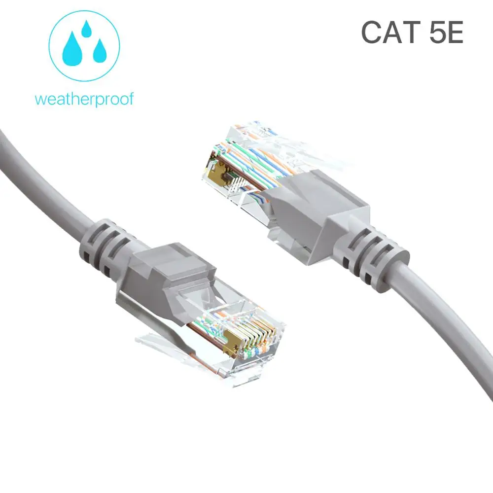 Cable Ethernet 5M 10M 15M 20M 30M Ethernet Cable Cat 5 Flat Long High Speed Network Cable Rj45 Connectors UTP Patch Cables Cat5