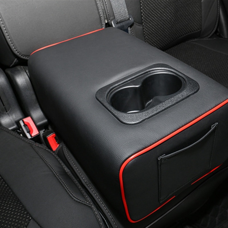 Second Row Rear Central Armrest Box W/ Cup Holder Arm Rest for Ford Explorer Car Accessories