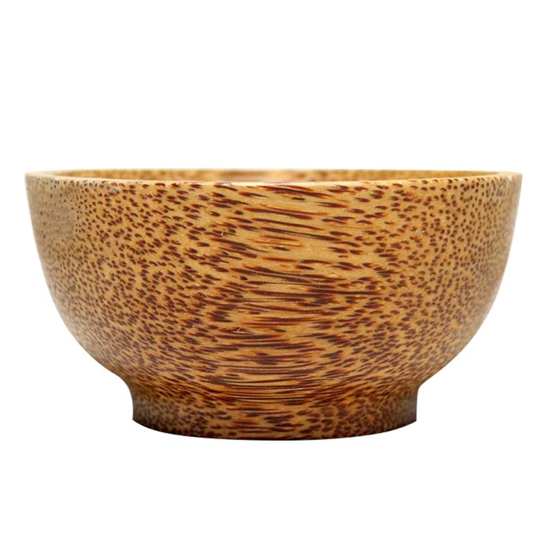 Natural Coconut Wooden Bowl Wooden Bowl Soup Bowl Rice Bowl Food Container