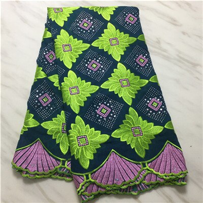 Tissus en dentelle suisse, tissus en coton africain, tissus en dentelle voile de suisse, broderie de , en suisse, style dubaï, 5yards: 7