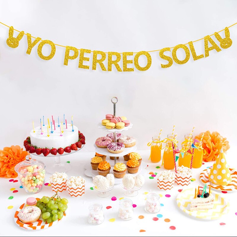 YPS Banner Gold funkeln Banner Hause Foto Verkaufsstand Requisiten Girlande Party Dekoration für thematisiert Hochzeit Braut Engagement Dekorationen