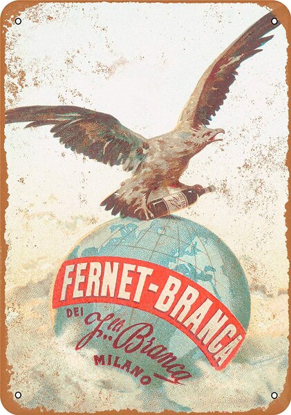 Fernet Branca Liqueur Retro Metal Tin Sign Poster Home Garage Plate Cafe Pub Motel Art Wall Decor: Default Title