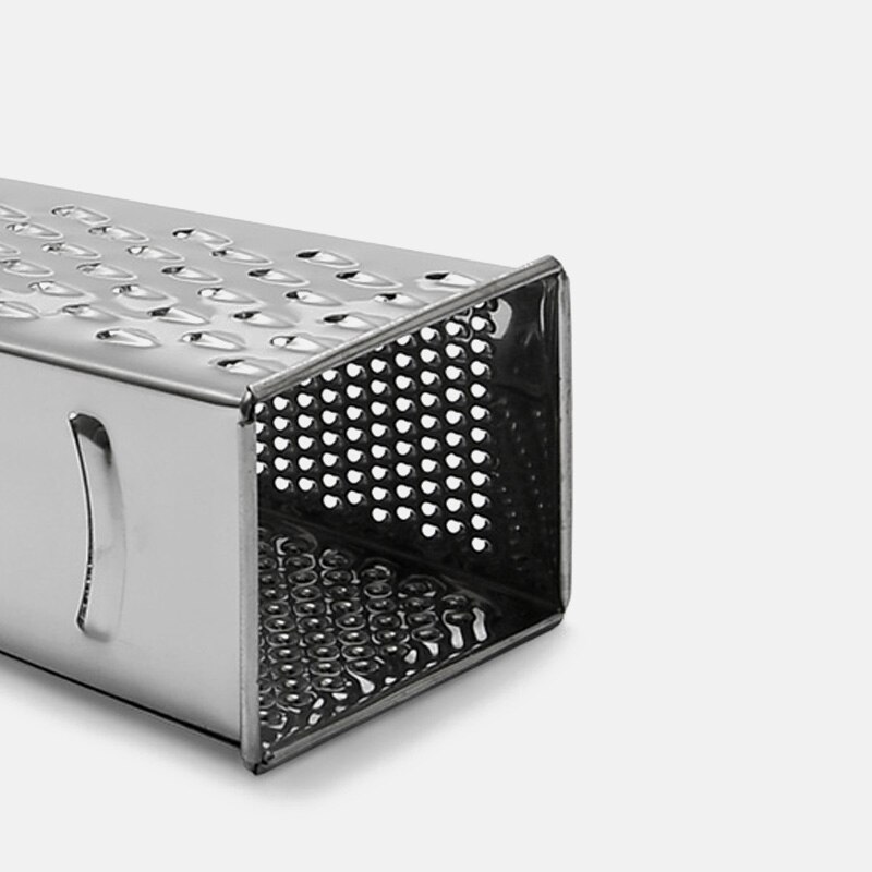 Gadget de cuisine 4 côtés Mini râpe à fromage végétal râpe à noix de muscade Zester acier multi-fonction déchiqueteuse verticale trancheuse Cutter