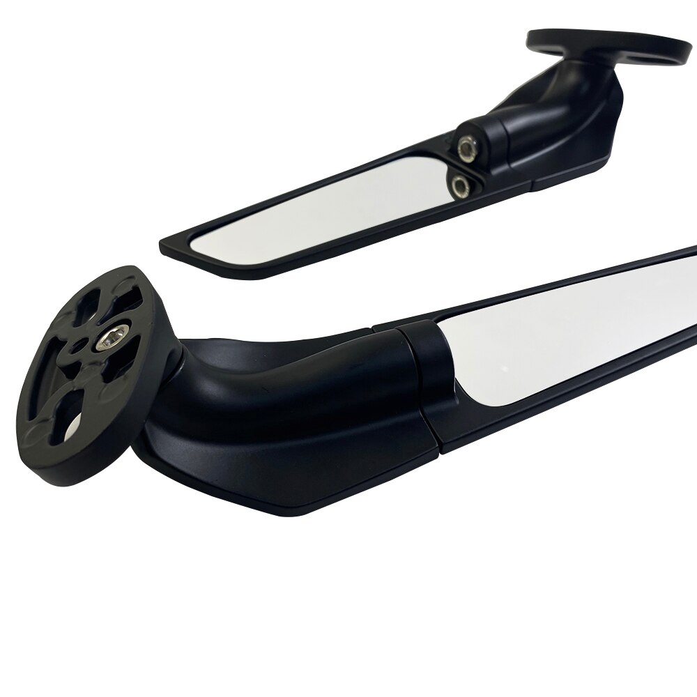 Rétroviseurs de moto modifiés, aile de vent, rétroviseur rotatif réglable pour Kawasaki ZX6R ZX636 ZX7R ZX9R ZX10R ZX14R ZX25R