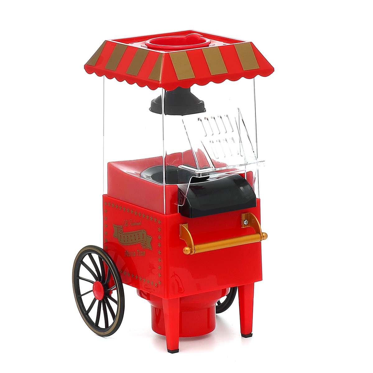 Mini Electric Popcorn Maker Home Air Tabletop Popcorn Makers Party Snack Machine Household Kitchen Appliance 1200W 110V