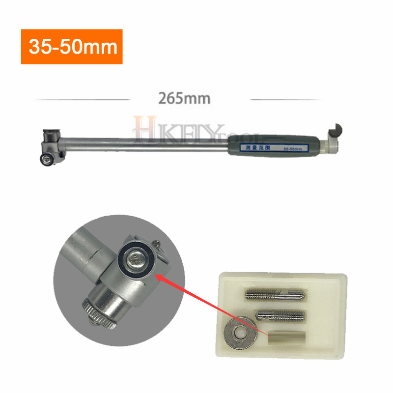 50-160mm Inner Diameter Bore Gauge Measuring Rod + Probe 12.7mm digital Indicator Inner Diameter Gauge 10-18mmMeasurement Tool