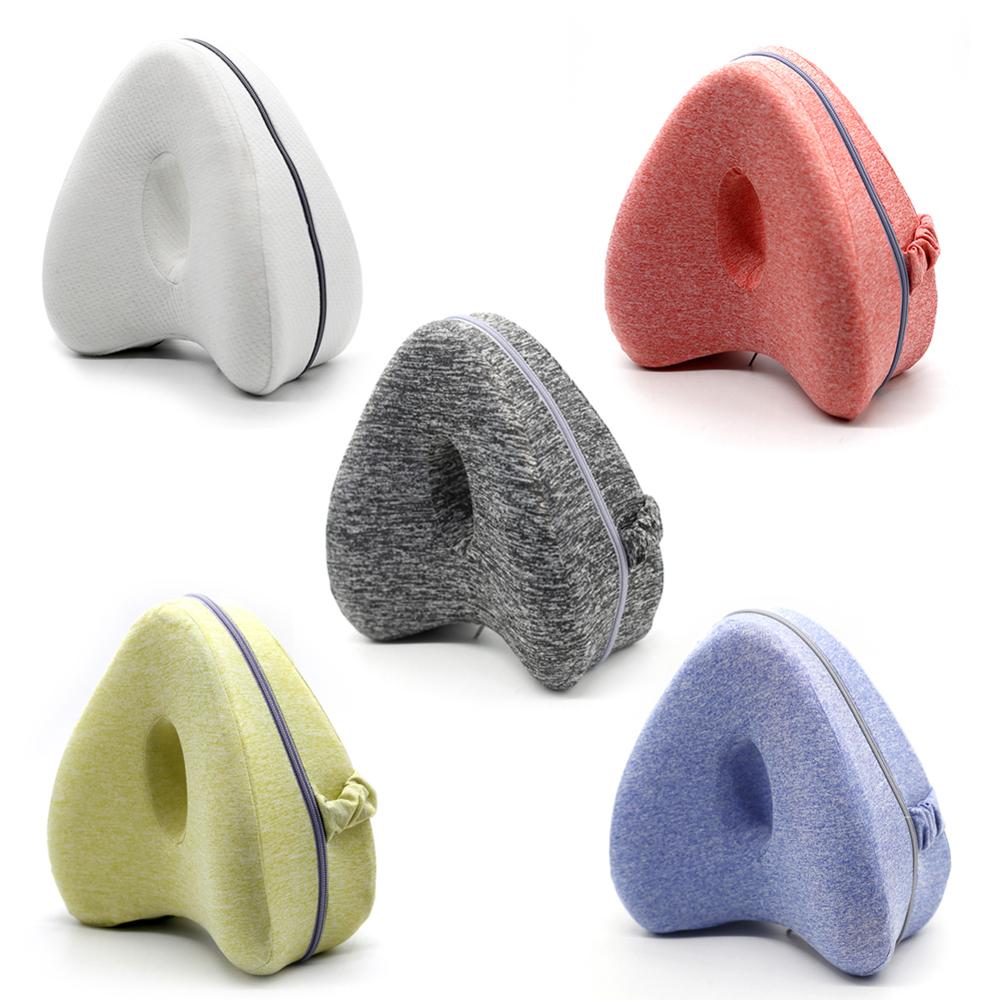 Almohada de espuma viscoelástica para dormir entre las piernas, cojín para dormir, apoyo para aliviar la espalda, cadera cintura para mujeres embarazadas, almohadas para las piernas