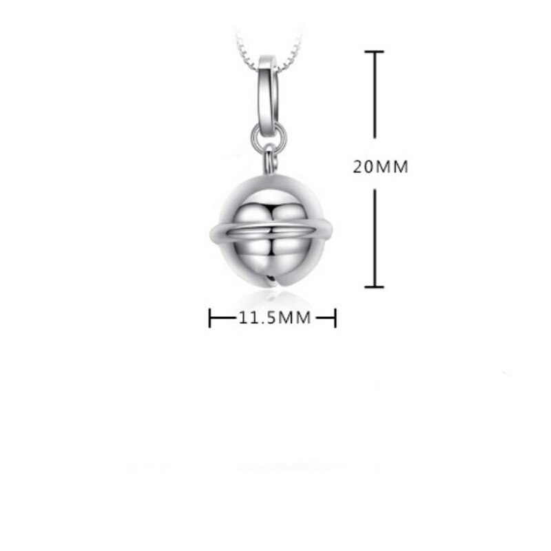 KOFSAC – collier Chic en argent Sterling 925 pour femmes, pendentif de cloches exquis, accessoires de noël à la