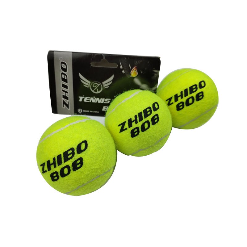3pcs/lot Tennis Balls School Beginner Training Tennis Ball Rubber Tennis Outdoor Club Sport Equipment Training Game