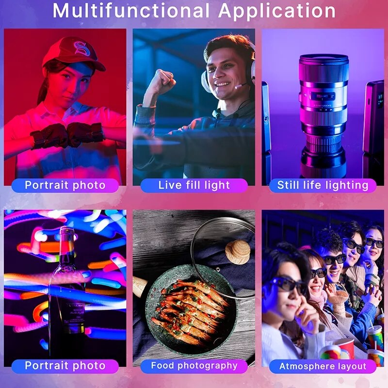 Ulanzi-Mini luz Led de bolsillo VIJIM VL120, luz de relleno Led RGB portátil, pequeña lámpara de fotografía a todo Color, luces de mano